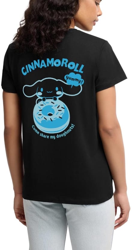 Cinnamoroll Come Share My Doughnuts! Premium T Shirt Dames