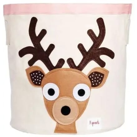 3 Sprouts - Storage Bin - Toffee Deer /Furniture /Toffee Deer
