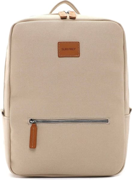SURI FREY Laptop rugzak Rugzak met laptopvak Milly Backpack Sand Beige