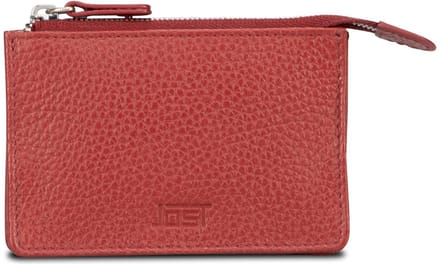 JOST Leren sleutelgeval kaarthouder Vika Card & Key Wallet Red rood