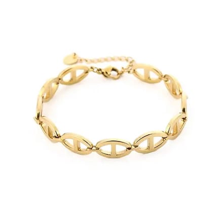 Armband - goud kleurig - stainless steel