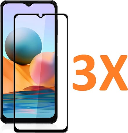 Volledige dekking Screenprotector Glas - Tempered Glass Screen Protector Geschikt voor: Samsung Galaxy A04 - 3x
