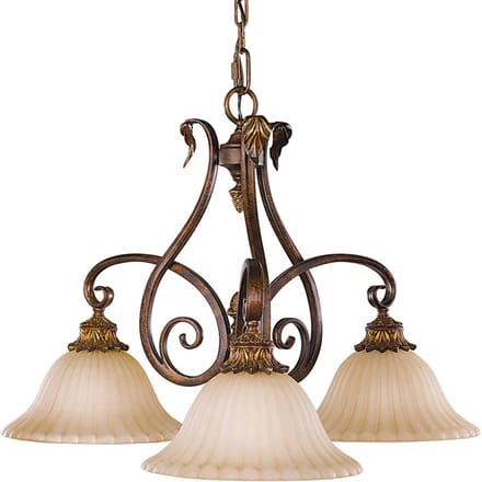 Kroonluchter - Steady Lighting - Metaal -  - E27 - L: 71.1cm - Voor Binnen - Woonkamer - Eetkamer - Tortoise
