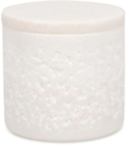S|P Collection Pot met deksel 7xH7cm white Marbliss