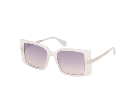 Max &co MO0120 Shiny white 53/18/140 WOMAN Zonnebrillen