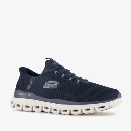 Skechers Slip-ins: Glide-Step heren sneakers blauw - Maat 47.5 - Extra comfort - Memory Foam