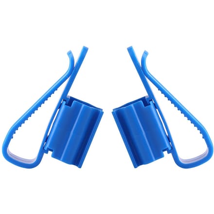 2 stuks Multifunctionele Plastic Verstelbare Aquarium Montageclip Waterpijp Buisklem Slanghouder blue