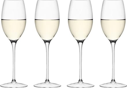 L.S.A. Wine Wijnglazen Wit - 340 ml - Set van 4 Stuks
