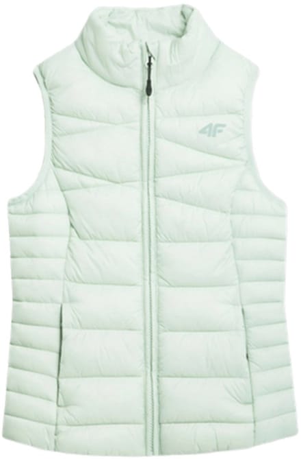 4F Kinderbodywarmer gewatteerd en waterafstotend - mintgroene kamizelka - maat 122
