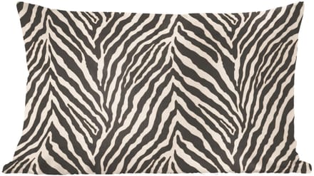 Sierkussens - Kussentjes Woonkamer - 50x30 cm - Zebra - Klassiek - Zwart