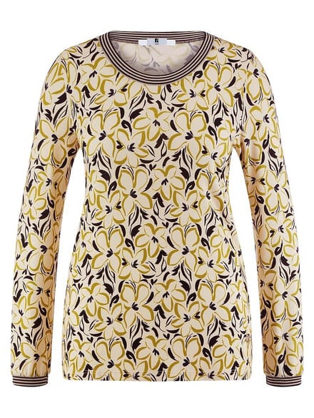 Shirt ronde hals Van Anna Aura wit