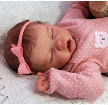 Realistische Reborn Pop - Levenselke Baby Pop - Rollenspel Speelgoed - Anatomisch Correct - 45.7 cm - Roze