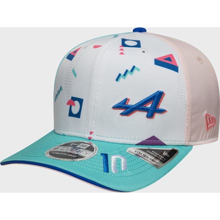 New Era Pierre Gasly Miami 9seventy Stretch Snap Cap - Wit