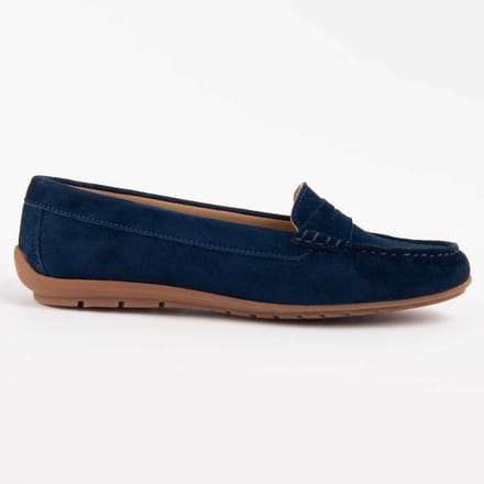 Purapiel Mocassin Meilis2 Blauw