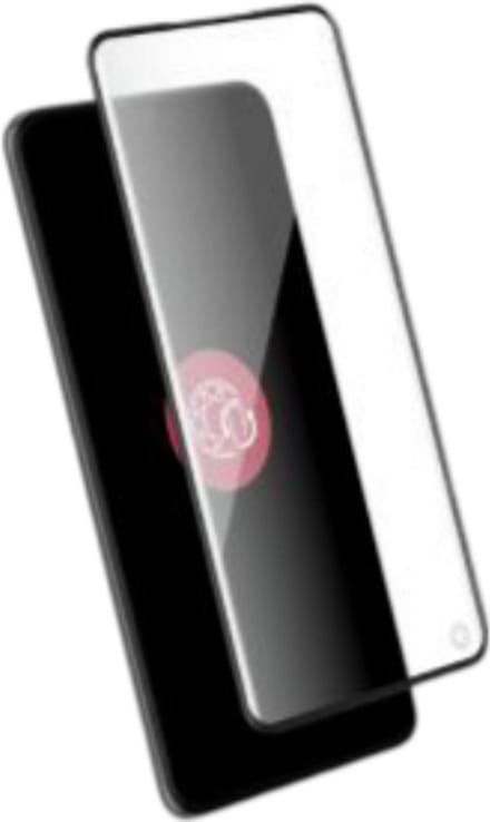 Force Case, Screenprotector geschikt voor Galaxy A55 - Tempered Glass 2.5D 9H+, Transparant zwart