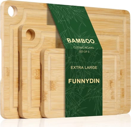 Snijplank Set - Hout - Verschillende Maten - Bamboe - Voor Keukens