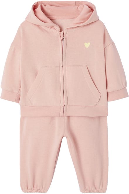 Vertbaudet Sportpak met capuchon en rits + jogging voor baby