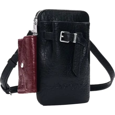 Desigual telefoontasje Mone Half Logo Alma Phone Bag Black zwart