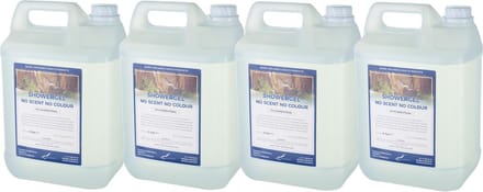 Douchegel No Scent No Colour 5 Liter - set van 4 stuks - Showergel - Navulling