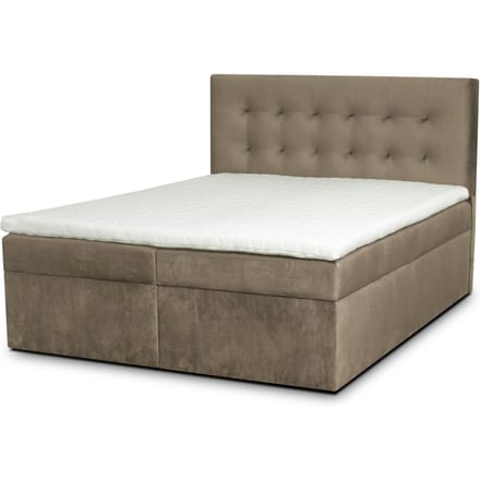 Boxspring Lille met opbergruimte velvet | Ropez