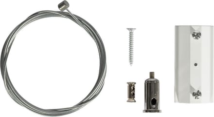 QAZQA Ophanging accessoire rail wit 1-fase - Iconic