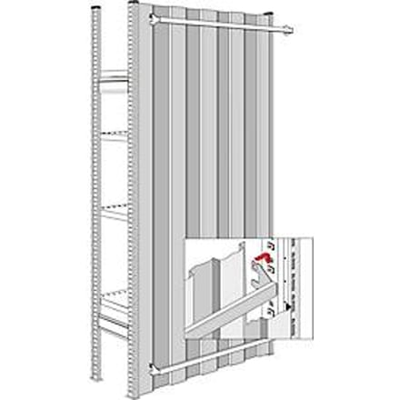 Achterwanden, voor vlakbreedte 995 mm, H 2490 mm