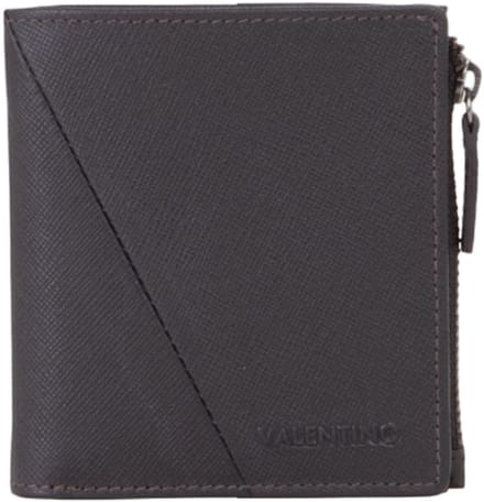 VALENTINO Leren portemonnee Ivan Wallet Fango zwart