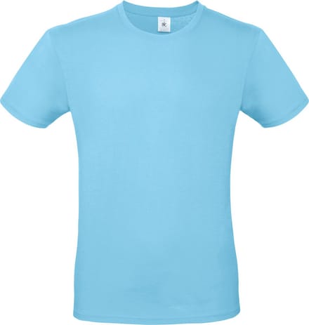Classic E150 T-shirt B&C Collectie Turquoise Maat S