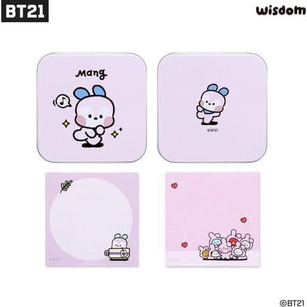 BT21 minini Blikken Doos Notitieblok Set BTS Merchandise