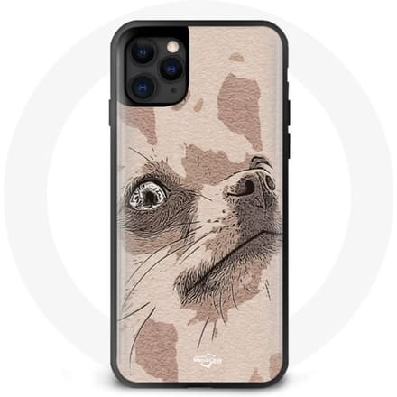 Coque iphone 13 mini dessin de chien chihuahua