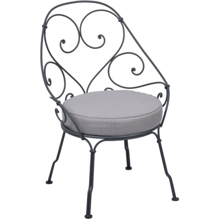 Fermob - 1900 Fauteuil Cabriolet - 47 antraciet - flanelgrijs - 4 - 6 Wochen