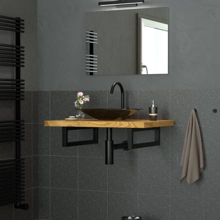 Set van 2 wastafel wandhouders Dharma | ML-Design