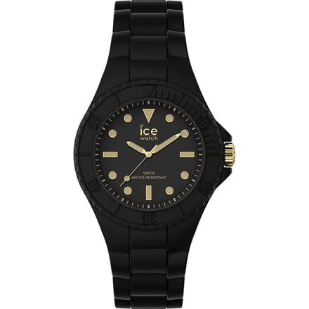 Ice Watch Ice Generation - Black Gold Unisex Horloge Zwart 019143