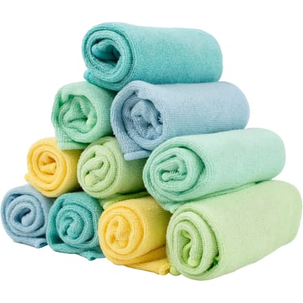 Reusable Baby Wipes – Washable Cloth Wipes for Sensitive Skin, Quick Dry & Durable (10 Pack) | Bambino Mio