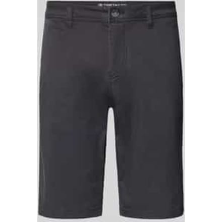 slim fit chino-shorts van katoenmix