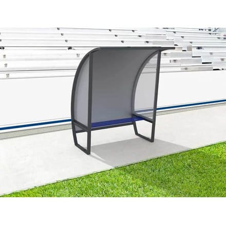 3-persoons aluminium aanraakscherm achter Sodex Sport