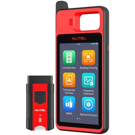 Autel MaxiIM KM100 KM100X Sleutelhanger Programmering Startonderbreker Tool, 60s Sleutel Generatie, OBD IMMO Sleutel Leren, Chip Lezen/Bewerken/Kloon
