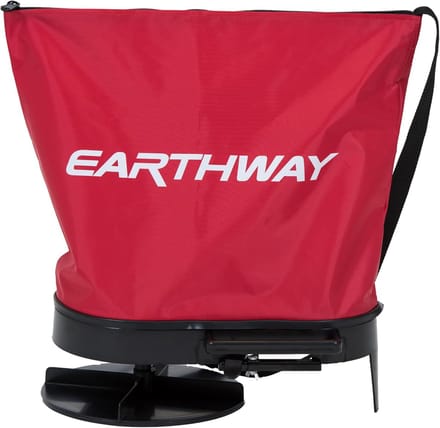 Nylon Bag Spreader - Zaadstrooier - Gazon Onderhoud - Veersluiting - 9 Kg Capaciteit - Rood