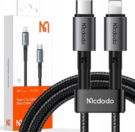 Mcdodo® USB C naar iPhone - Kabel - Voor Lightning - 36W - 1 meter
