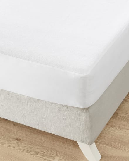Mistral Home - MATRASBESCHERMER - waterdicht - 160 x 200 x 30 cm - effen kleur - wit