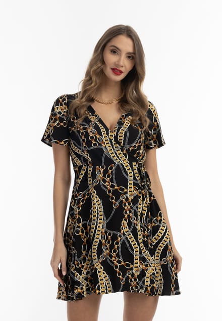 faina Mini-jurk met all-over print