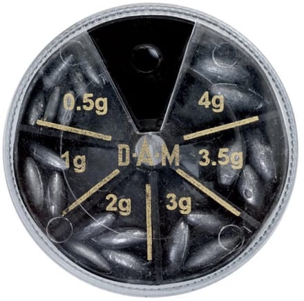 Lead Assortment Olive W.Hole DAM
