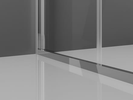 Mexen Exo opvouwbare douchecabine 70 x 70 , transparant, chroom - 816-070-070-01-00