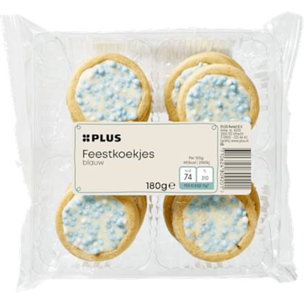 Feestkoek blauw