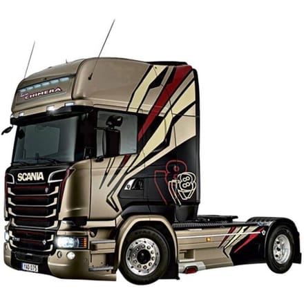 Italeri Modelbouwpakket Vrachtwagens - 3930 Scania R730 Streamline -Team Chimera- Plastic - 1:24 - Modelbouw