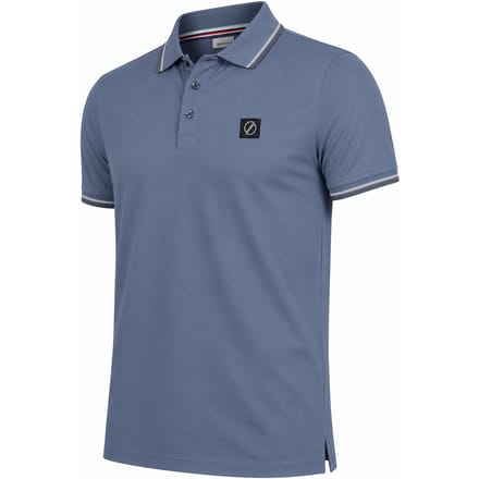 Solution - Heren Polo SS Flow - Blauw - Maat S