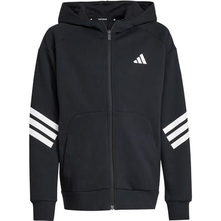 Kindercapuchon met volledige rits adidas Future Icons 3-Stripes