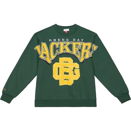 Mitchell And Ness NFL groente Bay Packers Sweatshirt Groen