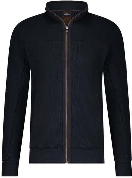 Fellows United Cardigan Vest Waffle Structure Navy (51.2604 - 110)