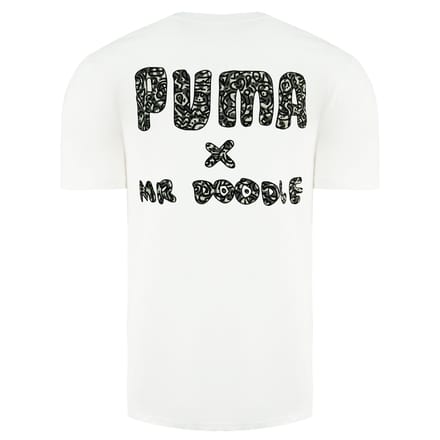Puma x Mr. Doodle Korte Mouw Crew Neck Wit Heren T-shirt 598683 02